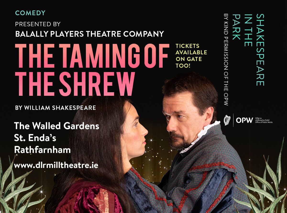 Poster for The Taming of the Shrew, a play by William Shakespeare